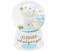 Sheepworld Bola de ensueño con diseño de pequeño ángel de la Guarda, Bola de Nieve con Purpurina, Altura 6,5 cm, Año Nuevo, comunión, Bautizo | 48978