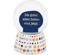 Sheepworld Bola de ensueño con Motivo de Buenos Tiempos, Bola de Nieve para sacudir, Altura 6,5 cm, con Purpurina Colorida, Regalo, cumpleaños, Pascua | 74842