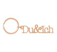 Sheepworld Colgante de palabras clave con diseño | Colgante de metal con llavero, llavero en tarjeta de encabezado | Regalo de cumpleaños, divertida sorpresa, multicolor, Einheitsgröße, Diseño "Du, yo