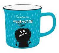 Sheepworld H:PPY life 74526 - Taza XL con diseño «Ausrasten» de porcelana, 55 cl, con cinta de regalo, regalo para novio o novia