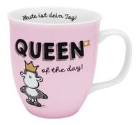 Sheepworld Taza Queen: artículo de regalo con texto en inglés Queen of the day