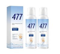 Sheer Body Mist Sunscreen Spray SPF 50+, Reef Safe, spray de protección solar mineral que protege los agarres, protección solar ligera y no grasa, protección UVA/UVB, protección solar resistente al