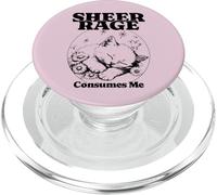 Sheer Rage Consumes Me (Divertido y Lindo Gatito gráfico) PopSockets PopGrip para MagSafe