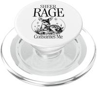Sheer Rage Consumes Me (Divertido y Lindo gráfico de Ciervo) PopSockets PopGrip para MagSafe