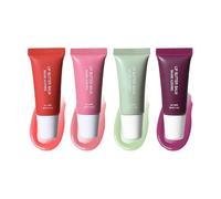 Sheer Tinted Lip Stain Bálsamo Hidratante Tinted Labios Mantequilla Set Azúcar Brillo Para Hidratar Calmante Acondicionamiento Coche Y