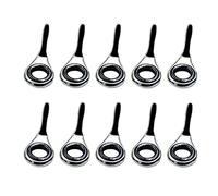 SheerFaring 10 Anillos de Extremo para Cañas de Pescar de Carpa, Ideales para Pesca Desde Embarcación O Pesca en Hielo, 6.8mm
