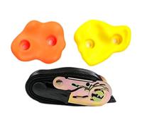 SheerFaring 2 Piezas de Presas para Trepar árboles, Rocas Artificiales, Correas de Trinquete, Agarre Antideslizante, Poliéster PE, Circuito de Obstáculos Al Aire, 2 Presas de Escalada