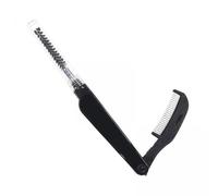 SheerFaring 2 Piezas Peine Doblable para Atado de Moscas Peine Plástico Cepillo Nylon Herramienta 2 en 1 con Pinza para Dubbing en Patas Y Cuerpos de Mosca Cepill, 3 Piezas