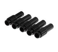 SheerFaring 5 Piezas Ajustador de Cable de Cambio de Bicicleta Tornillo Regulador de Desviador Adaptador Conector de Tornillos de Aluminio Adecuado para Ciclismo, Negro