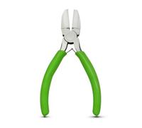 SheerFaring Alicates de Joyero con Mordazas de Nailon Pinza Alicates Herramienta Control Preciso para Sujetar Doblar y Dar Forma sin Marcas Acero al Carbono con, 防锈版/绿光尼龙钳+（尼龙套嘴10个）