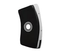 SheerFaring Almohadilla de Boxeo Cojín Sparring PU Cuero Muay Thai Taekwondo Kickboxing Equipamiento Resistente Espuma EVA Adecuada para Ejercicio Coaching, Blanco Negro
