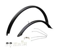 SheerFaring Bike Mudguards Juego Completo de Guardabarros Delantero y Trasero de Bicicleta Diseño Resistente y Ligero en PVC Protección contra Salpicaduras para, Mate
