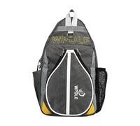 SheerFaring Bolsa de Almacenamiento para Tenis de Mesa, Bolso de Hombro, Monedero, Bolsa de Transporte Resistente Al Agua, Bolso Cruzado, Bolso de Pecho para, Gris