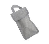 SheerFaring Bolsa para Estacas de Tienda de Campaña, Estuche para Estacas de Tienda de Campaña, Bolso de Mano Multifuncional Portátil para Senderismo, Tendederos, Gris 20cm