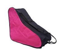 SheerFaring Bolsa para Patines de Ruedas, Bolsa de Transporte para Zapatos de Patinaje, Bolsa Triangular Impermeable para Patinaje sobre Hielo, Bolsa de Transport, Rosa
