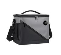 SheerFaring Bolsa Térmica con Aislada, Gris | Bolsa Térmica con Correa Hombro, Impermeable, Hielera Portátil con Correa Hombro, para Camping, Playa, Campistas