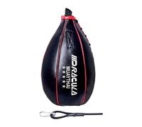 SheerFaring Boxing Speed Ball Entrena la Destreza con Pelota de Boxeo Bolsa de Reacción Equipo de Velocidad y Saco Colgante en PU Indicado para Niños, Negro