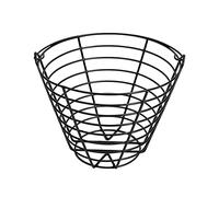 SheerFaring Cesta Metálica para Palos de Golf, Cesta para Pelotas de Golf con Asa, Contenedor para Accesorios de Golf, Almacenamiento de Golf de Verano, Color Neg, Largo