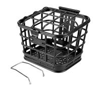 SheerFaring Cesta para Una Bicicleta Organizadora de Fácil Instalación con La Cubierta de Cesta para Una Bicicleta Práctica, con Soporte de Curvatura