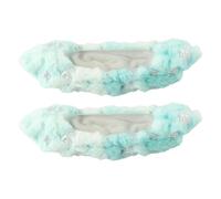 SheerFaring Cubiertas para Patines Protectores de Cubierta Blade Hielo Franela Suave Respirable Portátil Protección Adecuadas para Patinadoras Adultos, Verde