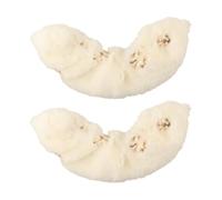 SheerFaring Cubiertas para Patines Protectores de Cubierta Blade Hielo Franela Suave Respirable Portátil Protección Adecuadas para Patinadoras Adultos, Copo de Nieve