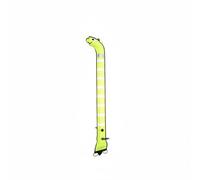 SheerFaring de Buceo Tubo Señalizador Recubrimiento de TPU Diseño en Fauna Marina Inflador Manual Tiras Luminosas Adecuadas para Expediciones Subacuáticas Deportes Acuáticos, Yellow, 1.5M