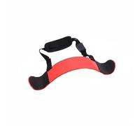SheerFaring Ejercitador de Brazos Accesorio Estabilizador Curl Placa Hierro Banda Ajustable para Máxima Sujeción Adecuado Entrenamiento Fuerza Musculación Gimnasio , Rojo