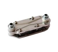 SheerFaring Ejes de Patineta para Surf, Accesorios para Patineta Longboard, Adaptador Giratorio de Base de Resorte Profesional Resistente, Plata
