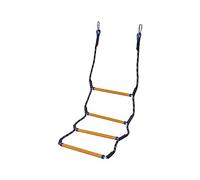 SheerFaring Escalera de Cuerda para Barcos, Escalera de Cuerda para Escalada Al Aire Libre, Escalera de Cuerda para Navegación, Escalera de Resina, Extensión de E, 4 Pasos