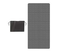 SheerFaring Esterilla de Plegable Colchoneta Antideslizante de Pilates Alfombrilla de TPE 6mm Portátil Apta para Deporte Interior Exterior Ejercicios, Gris