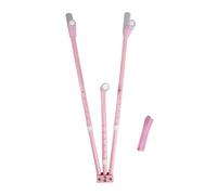 SheerFaring Estirador de Piernas de 3 Barras, Equipo de Entrenamiento, Máquina de Estiramiento de Flexibilidad, Dispositivo para Deportes, Entrenamiento Al Aire L, Rosa
