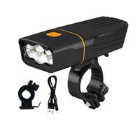 SheerFaring Faro LED Potente para Bicicleta para Una Mayor Visibilidad Y, 3 Cuentas de Lámpara