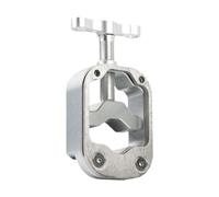 SheerFaring Guía de Horquilla para Bicicleta de Tubo de Accesorio de Ciclismo para Carretera y Montaña en Aluminio y Acero Inoxidable, Plata