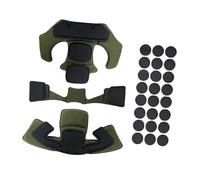 SheerFaring Kit de Acolchado para Casco, Almohadillas de Esponja Viscoelástica, Accesorios, Inserciones de Piezas Blandas, Cojines para Deportes Al Aire Libre, Mo, Verde