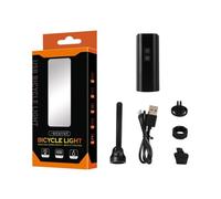 SheerFaring Luz Delantera de Bicicleta Lámpara Frontal Linterna Farol con Construcción Duradera de Metal USB C Recargable 4800mah Modos de Iluminación E IPX6