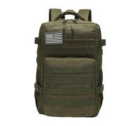 SheerFaring Mochila de Senderismo, Mochila para Portátil, Ajustable, Resistente Al Agua, Multiusos, Mochila de Camping, Mochila de Día para Actividades Al Aire Li, Verde
