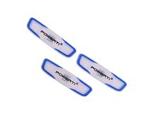 SheerFaring Paquete de 3 Amortiguadores de Vibración para Tenis - Juego de Silicona Que Absorbe Los Impactos - Un Regalo Ideal para Tenistas - Colores a Elegir, Azul