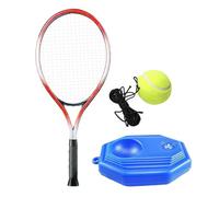 SheerFaring Pelota de para Entrenamiento de Tenis Individual, Equipo de para Tenis en Interiores Y Exteriores con Cuerda, Pelota de para, con 1 Pelota de Tenis