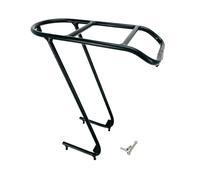 SheerFaring Portaequipajes Delantero para Bicicleta, Portabultos Universal de Metal Resistente, Color Negro, Negro