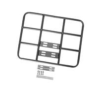 SheerFaring Portaequipajes Trasero para Bicicleta con Soporte de Hierro de Alta Intensidad Rack Desmontable para Equipaje Portabultos para Compras y Accesorio de, Varilla Redonda 53x43cm