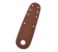 SheerFaring Protector de Puntera Extraíble para Patines, de Cuero Sintético PU, Repuesto Profesional, Protector de Puntera para Accesorios de Patinaje Pa, marrón