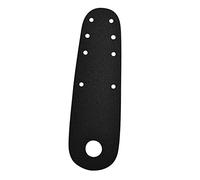 SheerFaring Protector de Puntera Extraíble para Patines, de Cuero Sintético PU, Repuesto Profesional, Protector de Puntera para Accesorios de Patinaje Pa, Negro