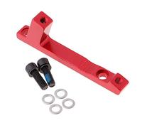 SheerFaring Soporte para Freno de Disco de Bicicleta con Ajustador de 160 Mm Mm, Rojo