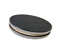 SheerFaring Tablero para Danzar Disco Giratorio para Perfeccionar Técnica de Ballet Tabla Portátil de Equilibrio Y Estabilidad Superficie con Goma, Diamantes Transparentes