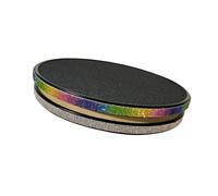 SheerFaring Tablero para Danzar Disco Giratorio para Perfeccionar Técnica de Ballet Tabla Portátil de Equilibrio Y Estabilidad Superficie con Goma, Diamantes de Color