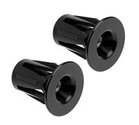 SheerFaring Tapones para Manillar de Bicicleta, Paquete de 2, Tapas de Agarre con Bloqueo - para Bicicletas de Montaña, BMX Y, 4 Colores a Elegir, Negro
