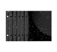 Sheet Music Folder, Piece Folders A4, 7,48 x 6,5 pulgadas Organizer Storage Book Binder for Trumpet, Choir Choral Artwork Document, Transparente Pvc, Music School Solution