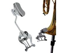 Sheet Music Holder, Metal Plating Trumpet, Marching Audio Book Fastener, Lightweight Trombone, Songs Clamp, (1 Piece, Silver), Perfect For Instrument Bag, Melody Fixing Clip, Musicians