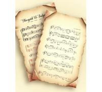 Sheet Music Journal For Recording Daily Song Ideas, Instrument Practice Notes And Creative Music Writing Projects