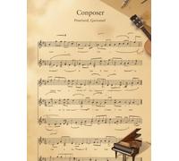 Sheet Music Notebook for Beginners Learning Piano and Simple Songs